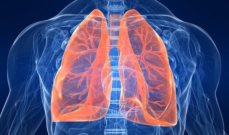 Enfermidades pulmonares como causa de dor baixo o omóplato esquerdo
